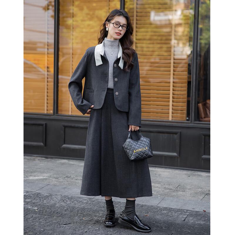 Mocana Women's British Style Jacket and Skirt Set