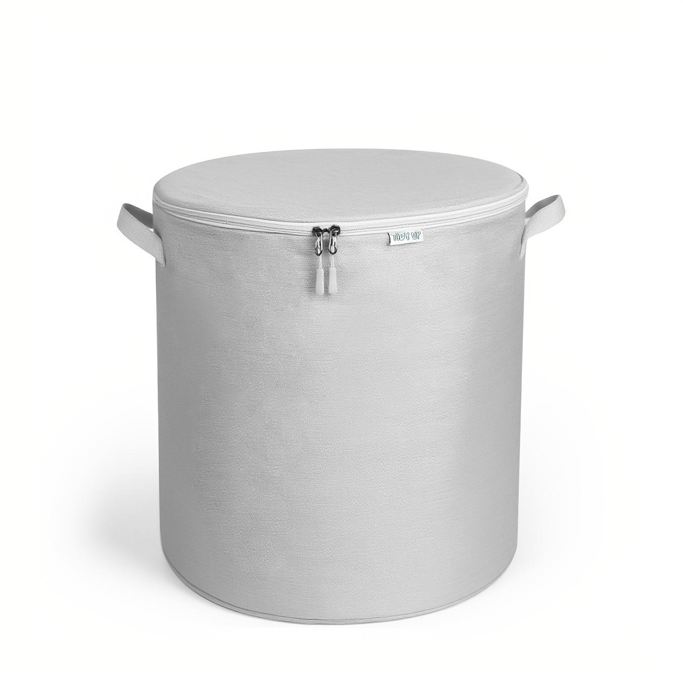 1pcs Foldable 2 In 1 Quick Storage Basket Large Lego Block Bucket Toy Doll Organizer Bag For Kids Playroom серый