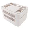 Router Storage Box 2 Layer Dust Proof Multifunctional with Lid Cable Management Router Box for