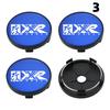 4PCS OD 58MM/60MM/63MM/65MM Cap For Rims SSR XXR Emblem Wheel Center Cap Sport Car Logo Wheel Cover Hub caps