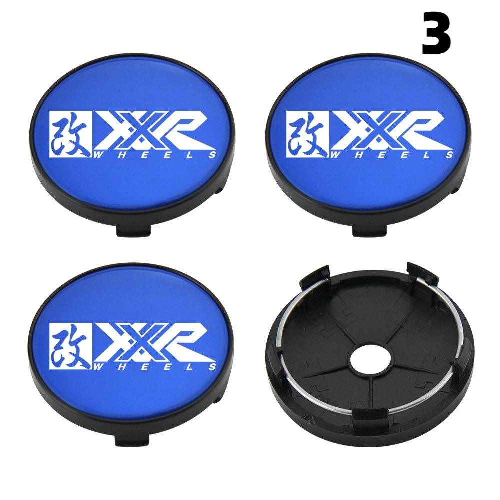 4PCS OD 58MM/60MM/63MM/65MM Cap For Rims SSR XXR Emblem Wheel Center Cap Sport Car Logo Wheel Cover Hub caps