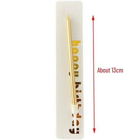 Gold Number Candles for Birthday Cake: Individually Bagged Cake Toppers for Children's First Birthday Decorations