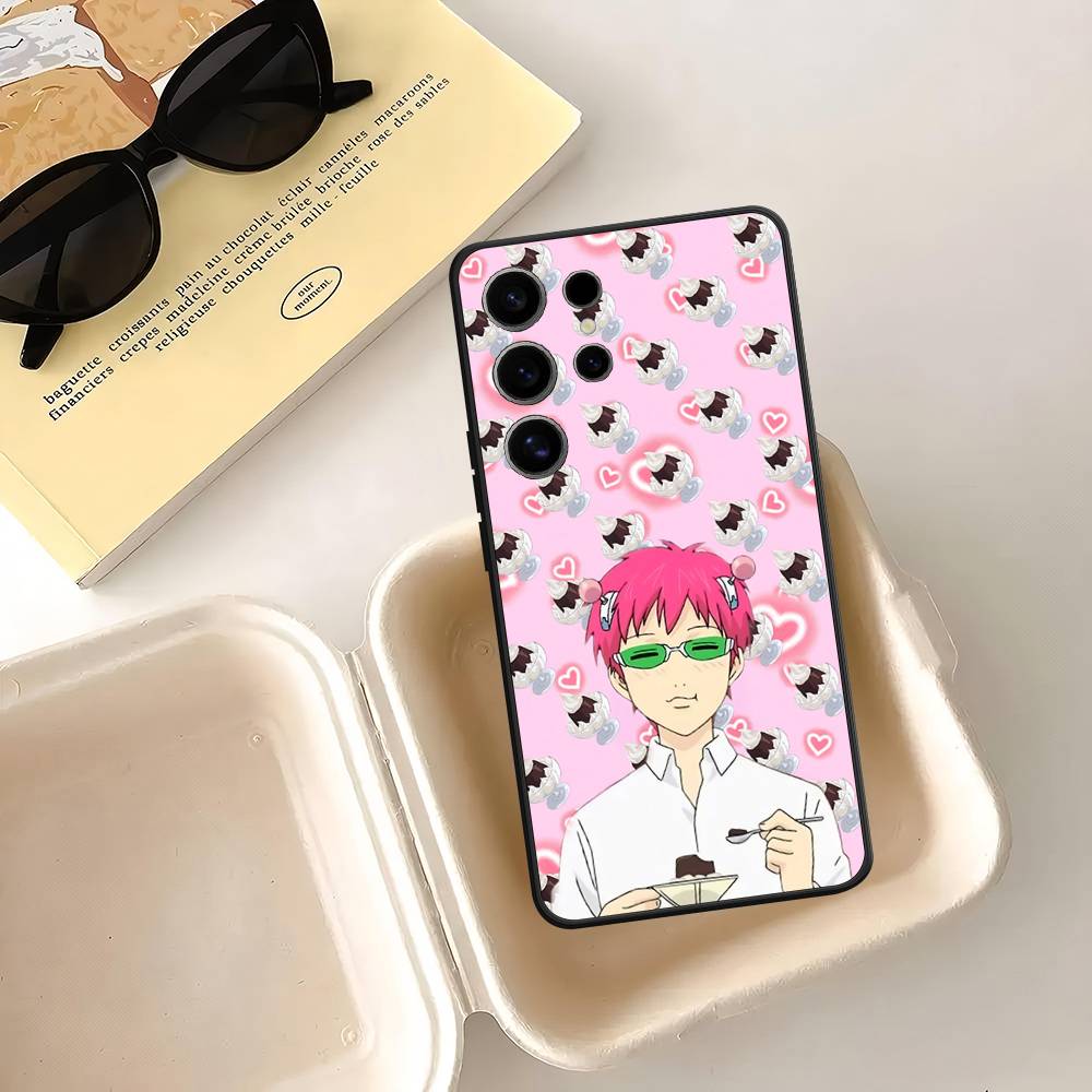 The D-Disastrous Life Of Saiki K Case For Samsung Galaxy Case S25 S23 S22 S21 S30 S20 S10 Ultra Plus FE TPU Soft Cover