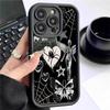 Spider Heart Groove Black iPhone 14/15/16/17 Pro Max Protective Case