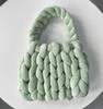 Xiaohongshu Velvet DIY Handmade Woven Crystal Yarn Handheld Messenger Bag