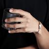 Vintage Religious Bracelet Silver Couple Bracelet Trendy Open Bangle Bracelet  Casual Jewelry