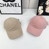Baseball cap, ripped old peaked cap, hat for women 2025 fashion trend, wide brim, big face, small face