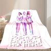 1pc Digital Print Nap Blanket, Kpop Demon Hunters Blanket for Home Use, All Season Warmth, Christmas and Valentine's Day Gift Blanket