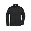 James and Nicholson Mens Strong Knitted Work Fleece Jacket