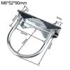 Secure Antenna Fixing Clamp for Mounting Round Pipes with Diameter 1 To 18 Inches Heavy Duty Metal Mast Mounting Bracket