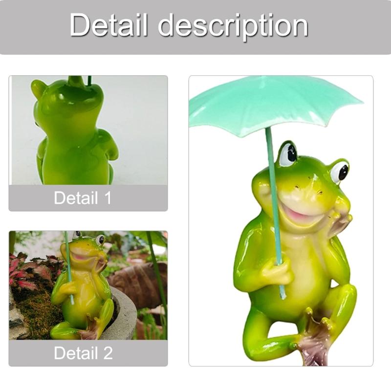 Frogs Garden Statue for Outdoor Garden Decors Pond Lawns Statues Garden Sculpture Decorations for Home Yard Party Decors