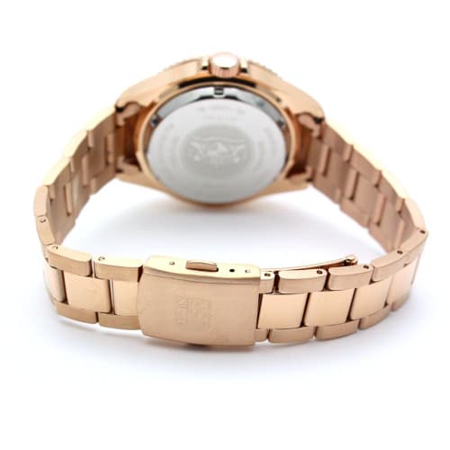 Elgin Automatic Diver's Watch FK1405PG-B Men's Rose Gold