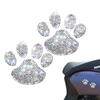 Creative Paw Grip Stickers Cute Full   Sticker 3D Paw Print Car Decal  Car Ornaments