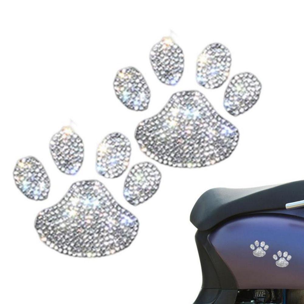 3D Animal Paws 3D Paw Print Car Decal Creative Full   Sticker  Auto Sticker