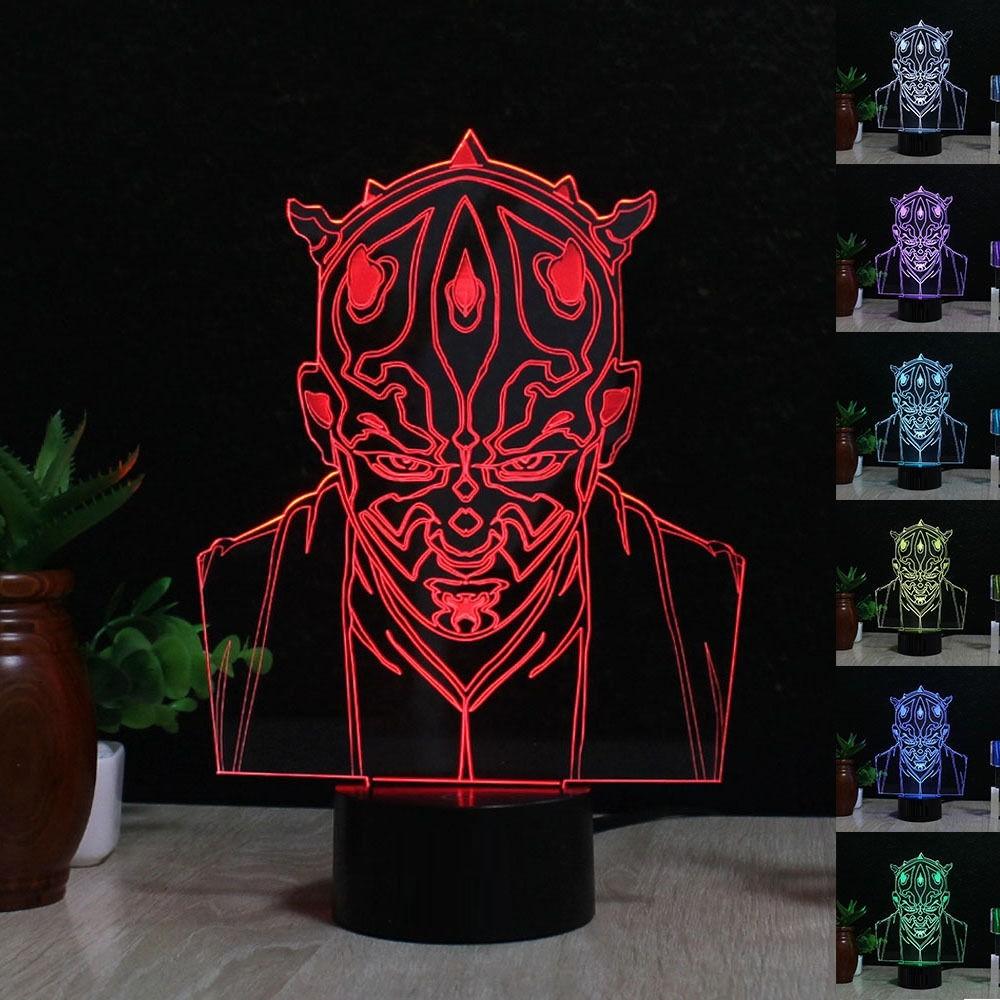 3d Element Night Light Led Lamp Bedroom Decoration Creativity Gift