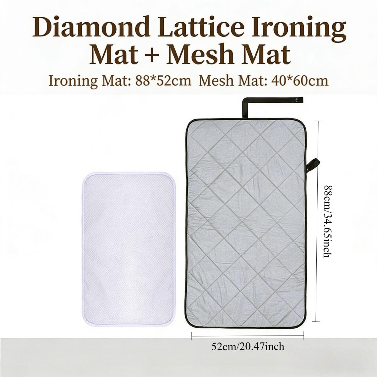 

Insulated Anti-ironing Portable Folding Ironing Pad Ironing Board Replacement, Portable Gray Ironing Board Pad серый
