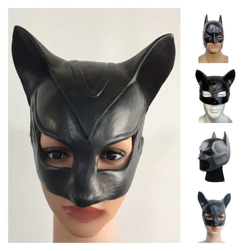 Pvc Catwoman Batman Mask Justice League Party Prop Play Halloween Cos Accessory
