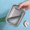 850/2400mL 304Stainless Steel Lunch Box with Buckle Sealed and Leak Proof Student Office Worker Bento Box Food Storage Container