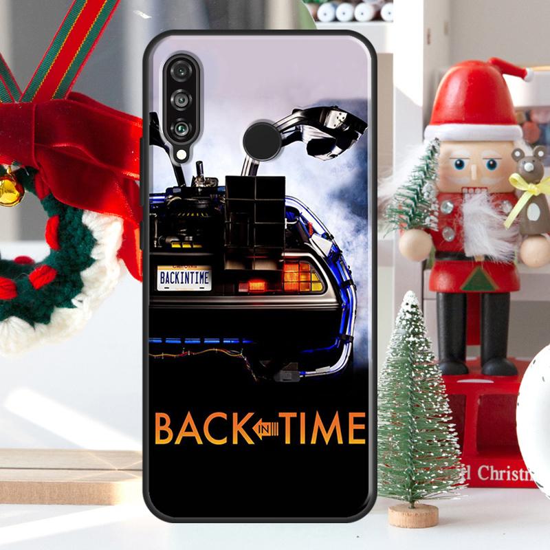 Back To The Future Time Machine For Huawei Nova 9 10 SE 11 Pro Y60 Y70 Y90 Y61 Y91 Y72 Y73 12i 11i 8i P20 P30 P40 Lite Case