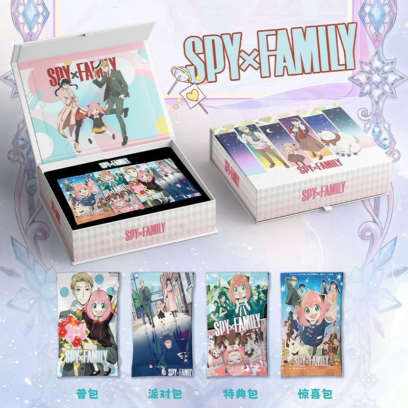 SPY FAMILY Cards Xiao Special Action Thick Card Academy Pack Twilight Yor Forger Anya Forger Anime Role Collection Card Toy Gift