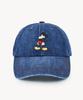VTWO Angry _Mickey_ Denim Cap (Dark Blue)