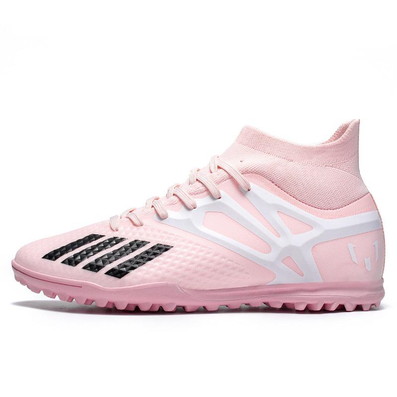 

High-top football shoes, fly-woven socks, fg nails, boys, girls and teenagers, sports training shoes for competitions 45