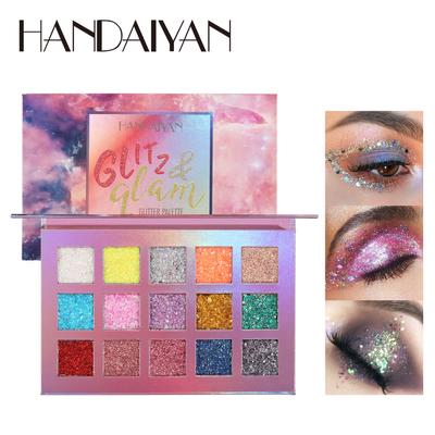 Han Daiyan Handaiyan15 Color European and American Large Sequins Eye Shadow Plate