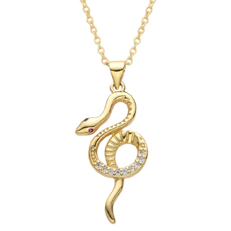 Snake Charm Necklace Enhancing Styles Trendy Women Accessories Fashion Statement Necklace for Parties and Gatherings