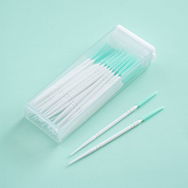 40 Double-Sided Toothpick-Type Interdental Brushes