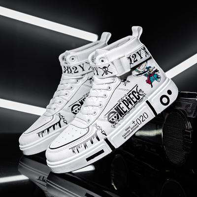 2024 Sneakers Anime Graffiti Skateboard Shoes Casual Shoes Parent Child Shoes Parent-child Shoes 31-44