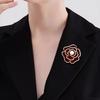 Xiaoxiangfeng Camellia Brooch, A High-end French Luxury Brooch with A Refined and Elegant Suit Pin