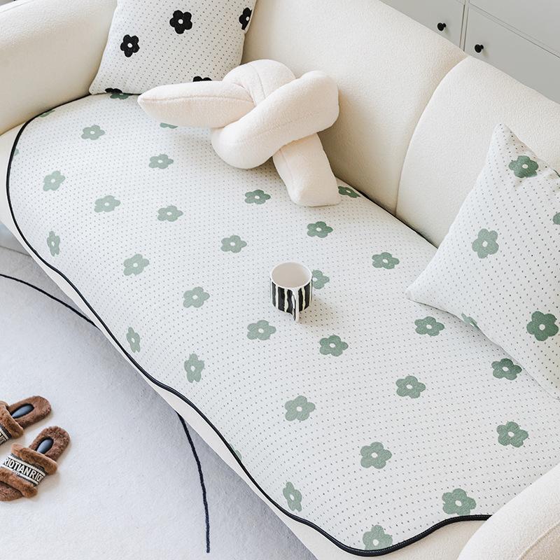 Irregular Chenille Sofa Cushion Four Seasons Universal Non-Slip Cushion Special-Shaped High-Grade Gradient Color Lazy Style Cover Cloth
