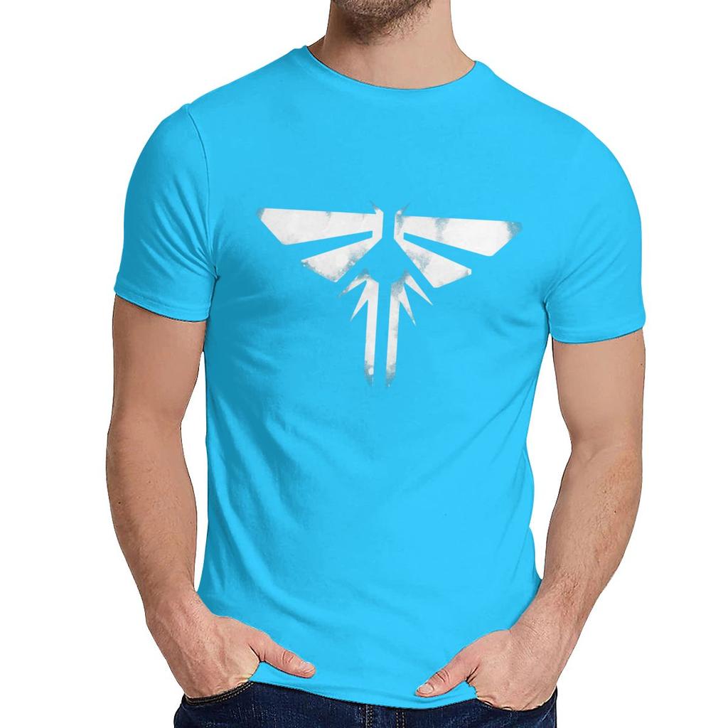 Round Neck The Last Of Us Fireflies Short Sleeve Graphic Print Unisex Soft Slim La