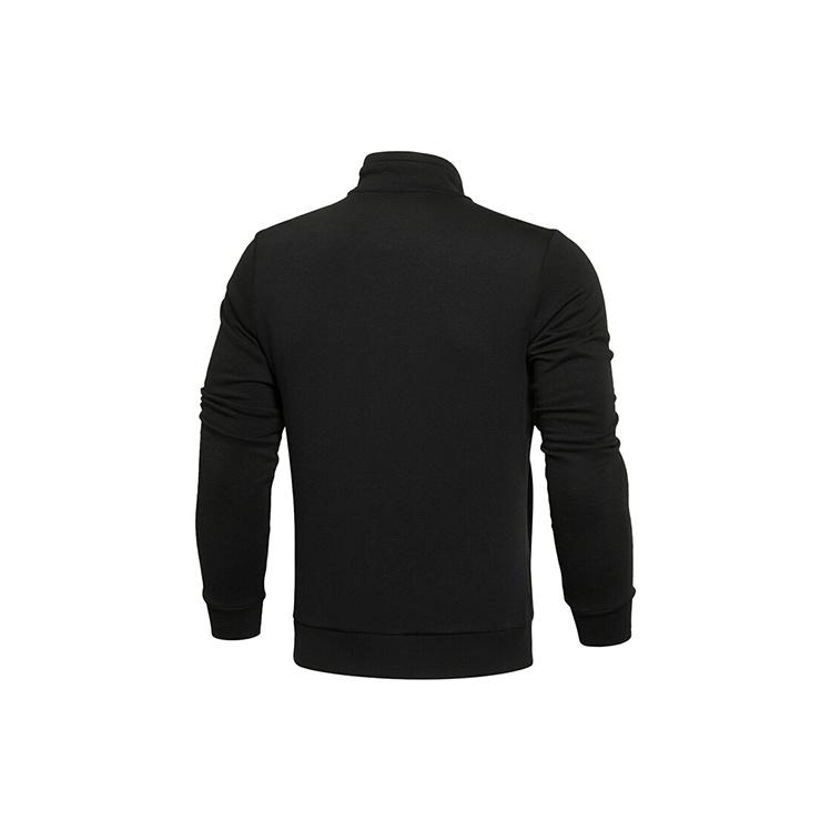 Li-Ning Casual Sports Knitted Stand Collar Jacket Men Jackets Standard-Black AWDQ269-1