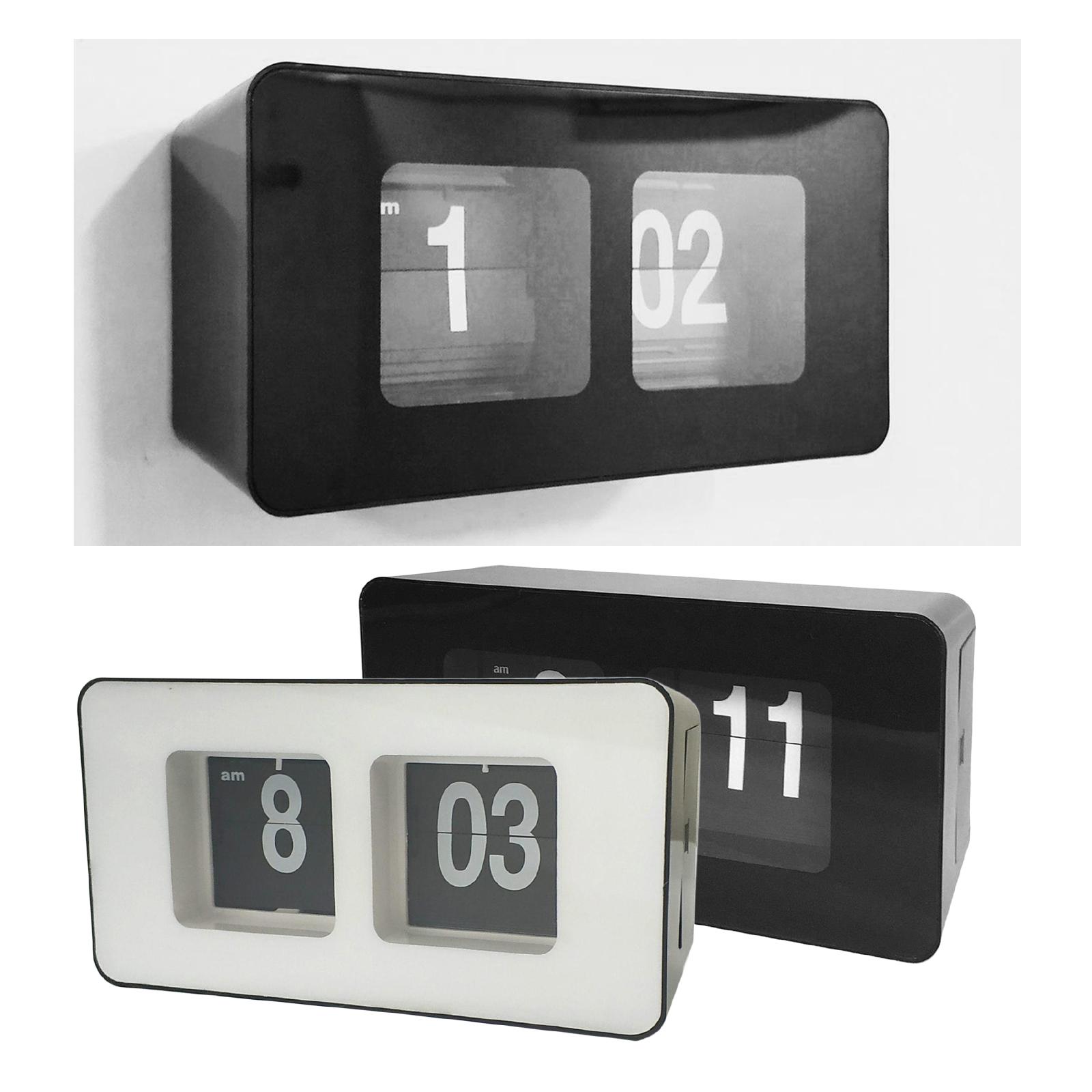 

Retro Auto Flip Clock File Digital Clocks Christmas Gift Bedroom Decor