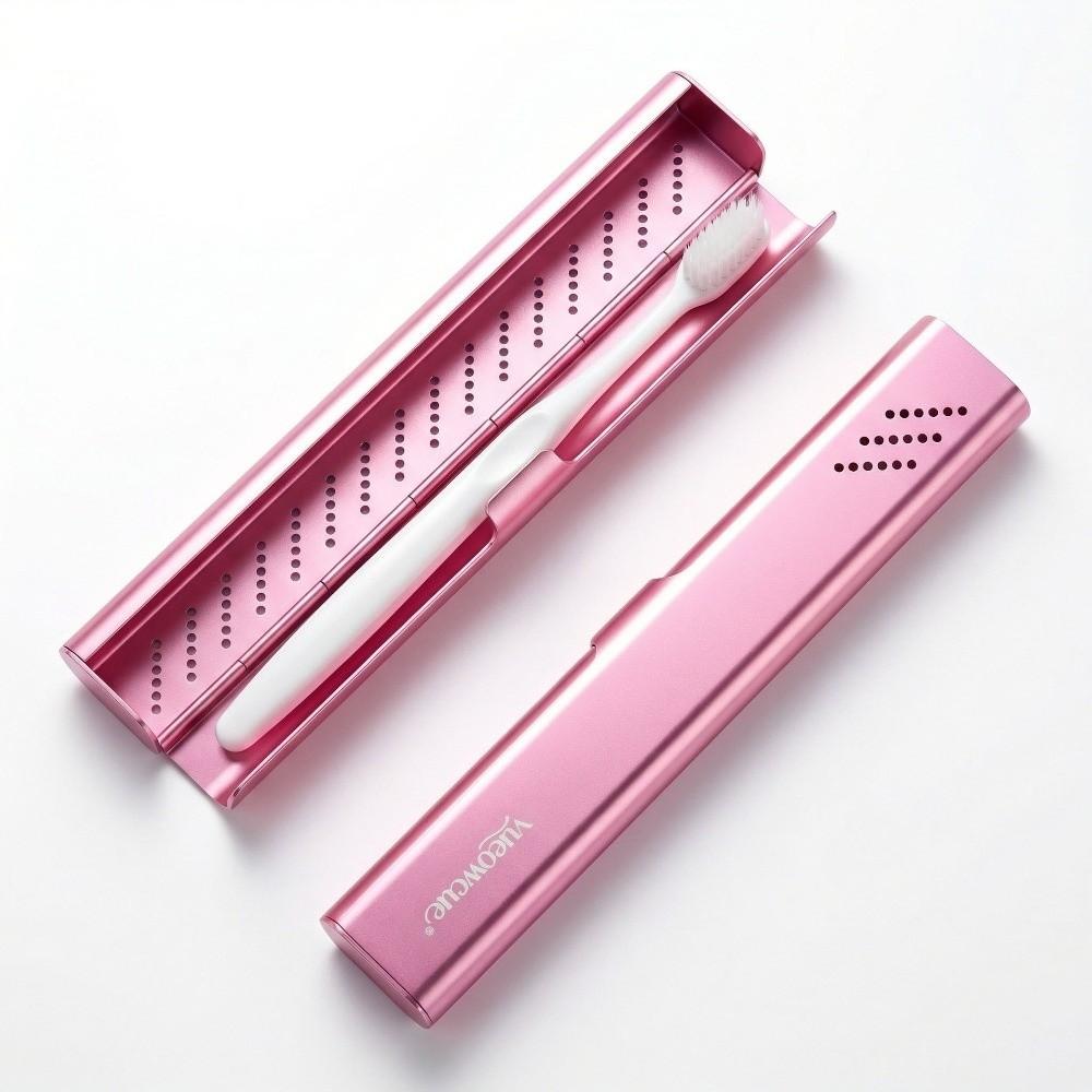 Durable Construction Aluminum Toothbrush Case Portable Toothbrush Case  Personal Hygiene