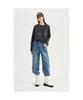 LUCKY CHOUETTE Waist Banding Denim Pants (Blue)_Lfpds25290Bux