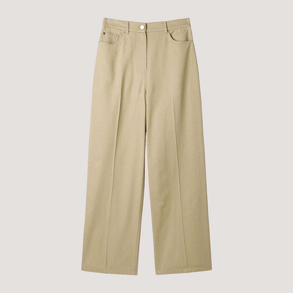 

[She S miSS] Cotton Blend Wide Denim pantS SwwSlp21060 Be beige/44