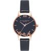 Uhr OLIVIA BURTON OB16CH06. Kwarcowy, Kolor czarny. Kobieta.