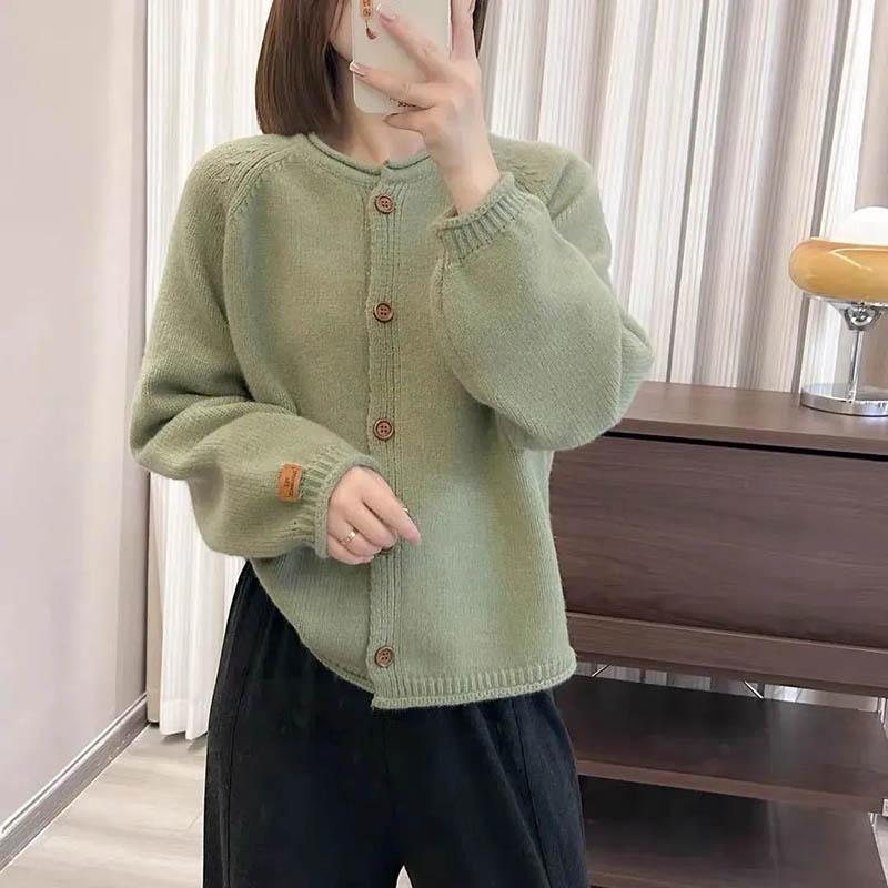 Sweaters Coat Cardigan for Women Loose Long Sleeve Knit Cardigan Sweaters Jacket