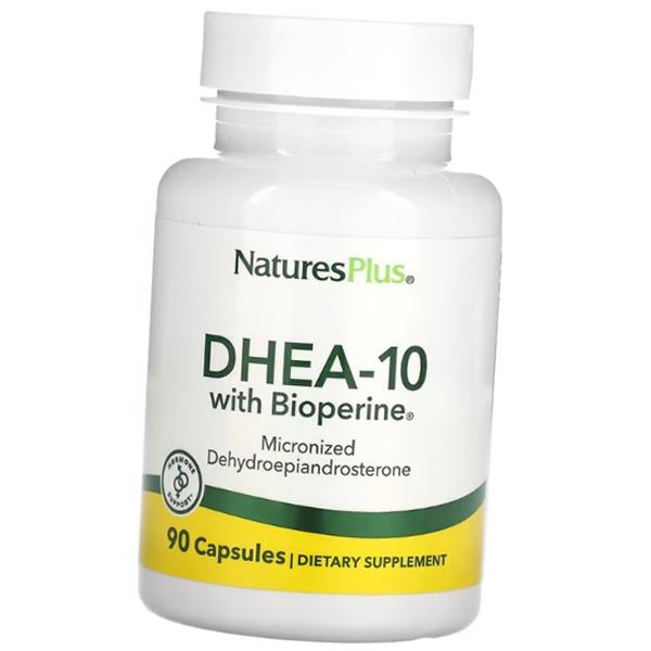 

Dehydroepiandrosterone with bioperine, DHEA 10 with Bioperine, Nature s Plus 90caps (72375021) 90caps