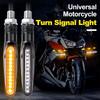 Motorcycle Led Turning Signal Directional Indicator Flowing Water Flash Rear Brake Flash Stop Signal Light Motorcycle Drl Light
