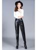 Women's High Waist Wide Leg Loose Velvet Harem Pants - Dark Color, Autumn Winter