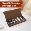 Sunglasses Storage Organizer 6 Slots Oxford Cloth Glasses Storage Box Multifunctional Eyewear Cases for Watch Jewelry Small