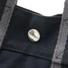 HERMES Fourre ToutPM Handbag black canvas unisex Used