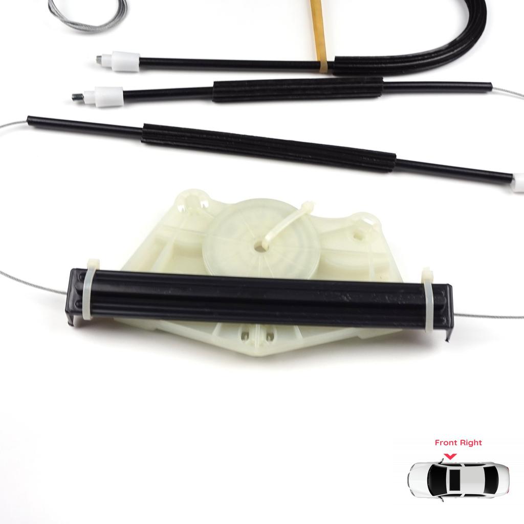 EP8583 Set Regulator Macara Geam Manual Față Dreapta pentru Skoda Fabia MK1 1999-2008 4/5 Uși Praktik Furgonetă 6Y0837656