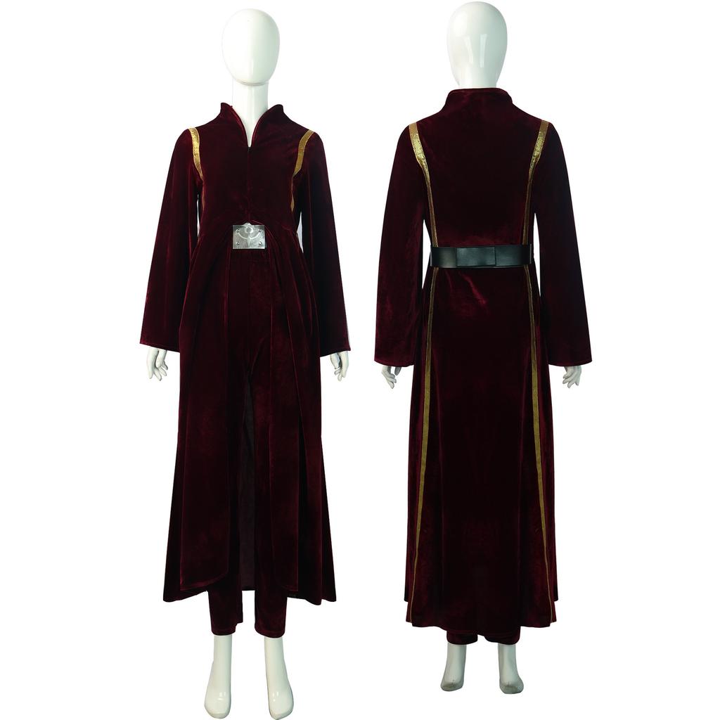 Queen Amidala Adventure Puzzle Game Cosplay Costume, Stage Performance Outfit for Halloween & Events for Women