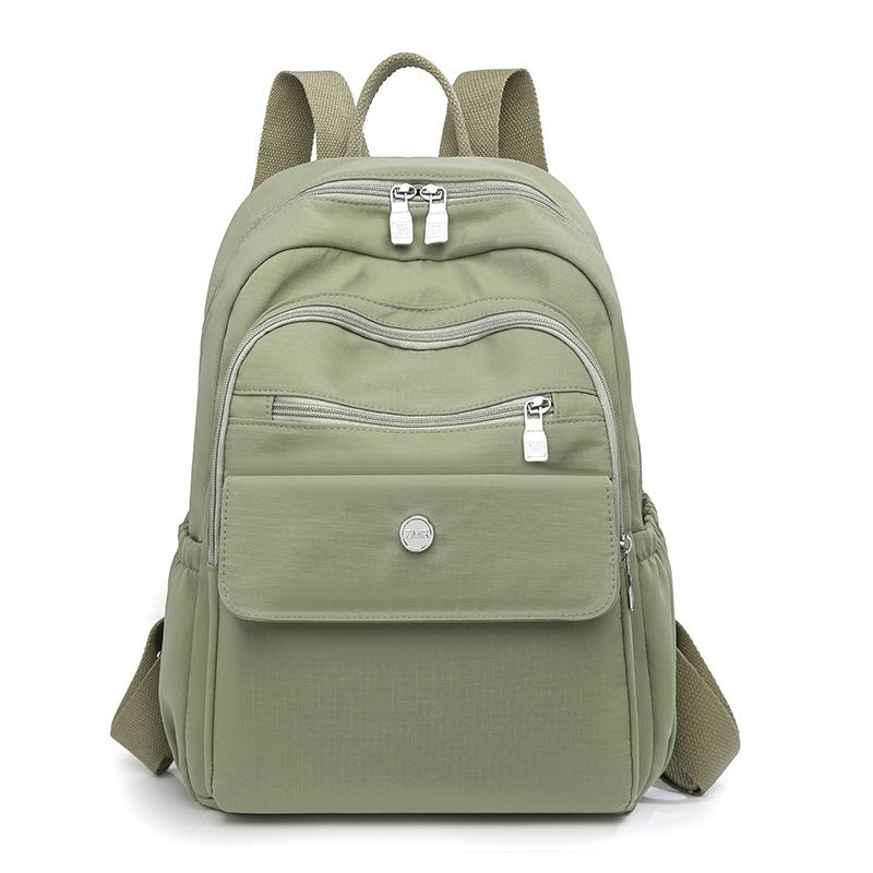 Einfarbiger Rucksack Große Kapazität Outdoor-Reisetasche Studenten Leichter Pendlerrucksack