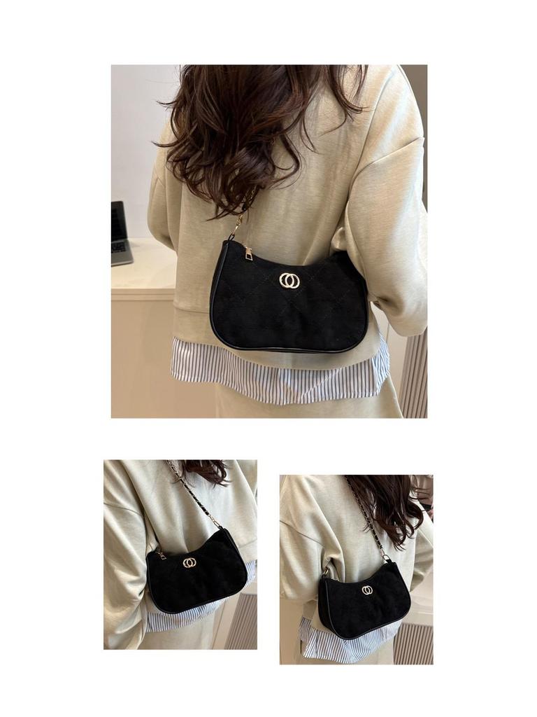 2025 Minimalistische Damen Umhänge-Schultertasche: Französisches Nischendesign für Damen