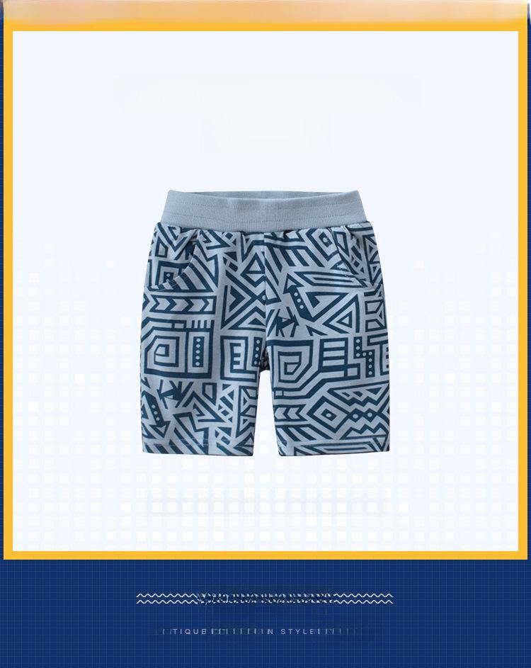 27Kids Lato 2025 Szorty Chłopięce w Stylu Koreańskim - Spodnie Pięciopunktowe dla Niemowląt, Jednoczęściowe